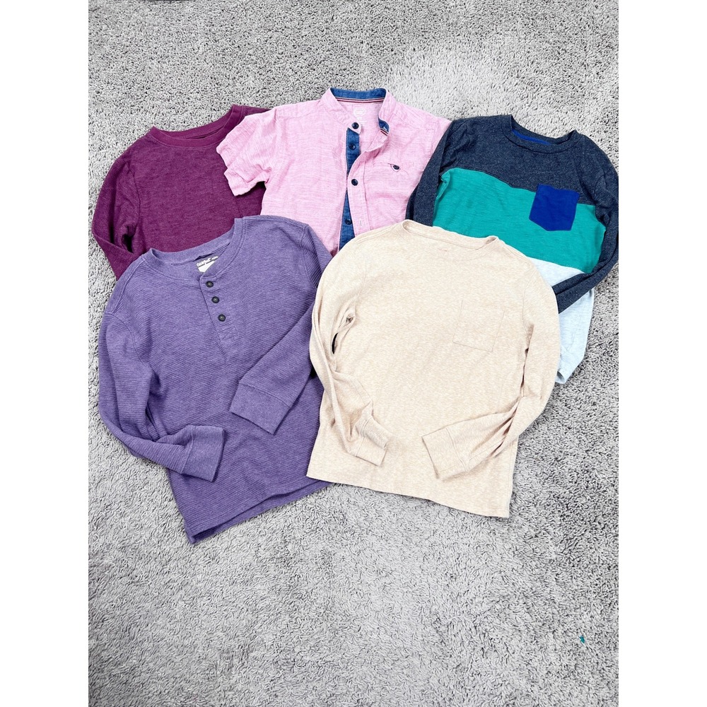 Boy Lot of 5 Shirts Sz 7